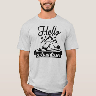 Camiseta básica de uso masculino