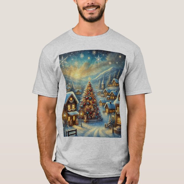 Camiseta básica de uso masculino (Frente)