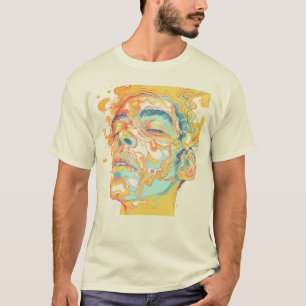 Camiseta básica de uso masculino