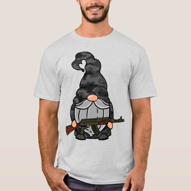 Camiseta básica de uso masculino (Frente)