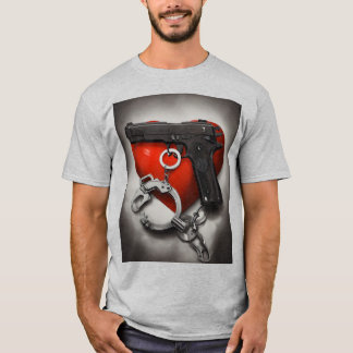 Camiseta básica de uso masculino