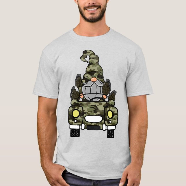 Camiseta básica de uso masculino (Frente)
