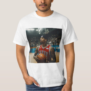 Camiseta básica de uso masculino