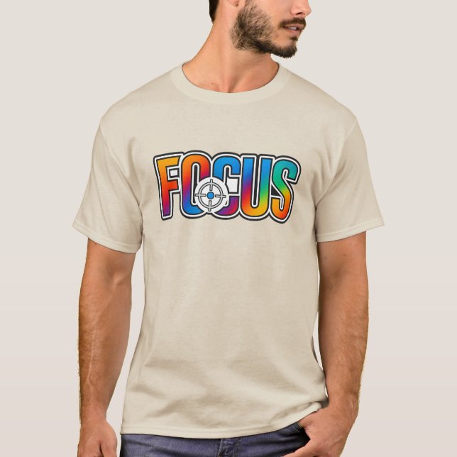 Camiseta básica de uso masculino (Frente)