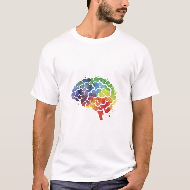 Camiseta básica de uso masculino (Frente)