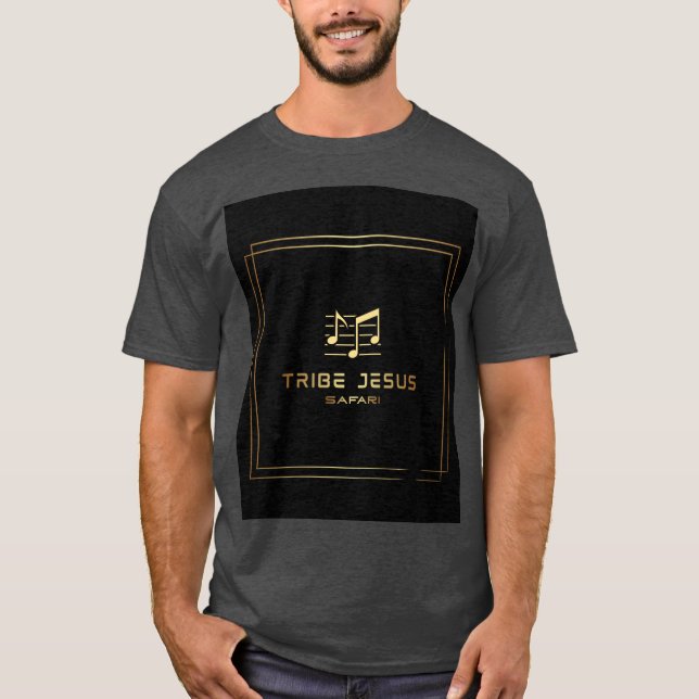 Camiseta básica de uso masculino (Frente)