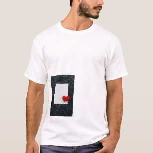 Camiseta básica de uso masculino
