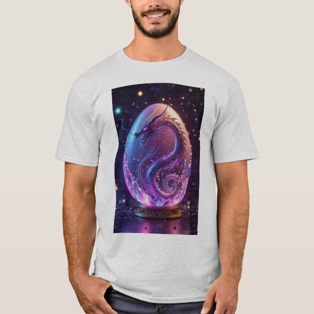 Camiseta básica de uso masculino (Frente)