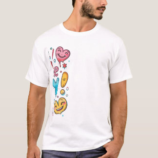 Camiseta básica de uso masculino