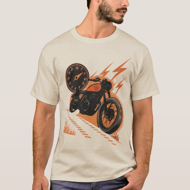 Camiseta básica de uso masculino (Frente)