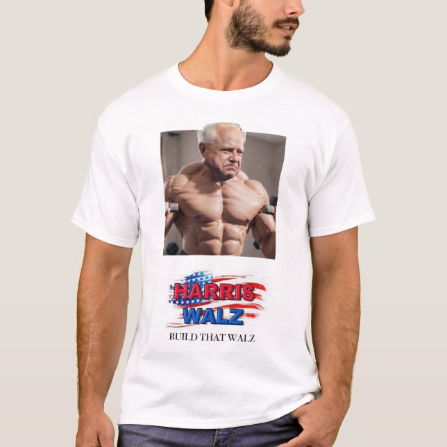 Camiseta básica de uso masculino (Frente)
