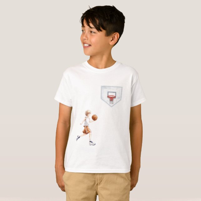 Camiseta básica de uso masculino (Frente Completa)