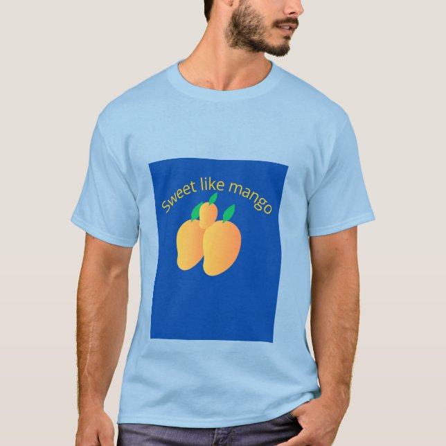 Camiseta básica de uso masculino (Frente)