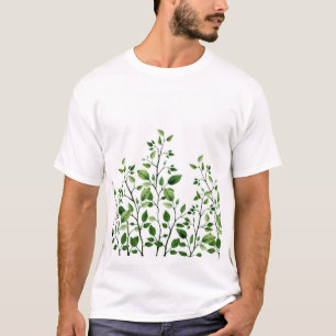 Camiseta básica de uso masculino