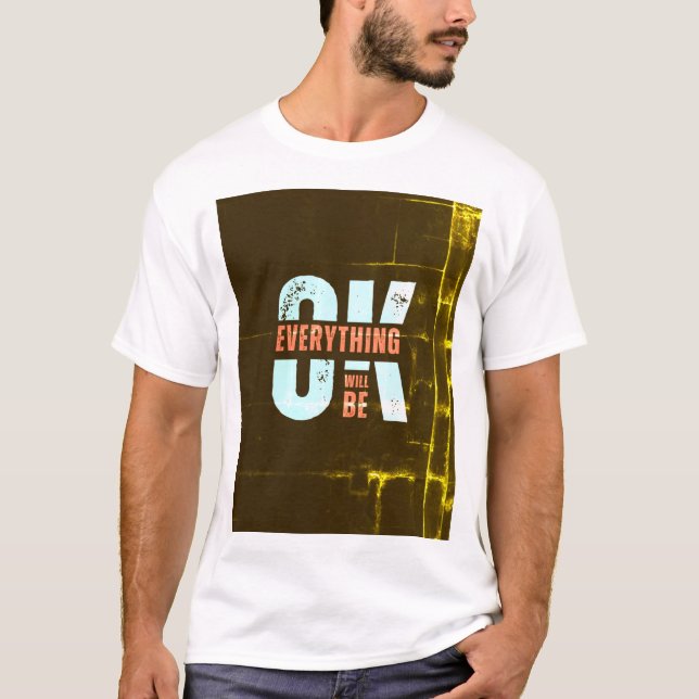 Camiseta básica de uso masculino (Frente)
