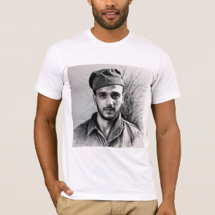 Camiseta básica de uso masculino