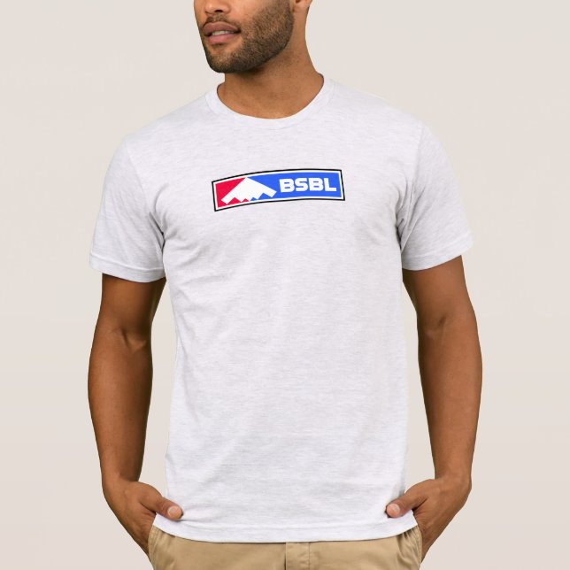 Camiseta básica de uso masculino (Frente)