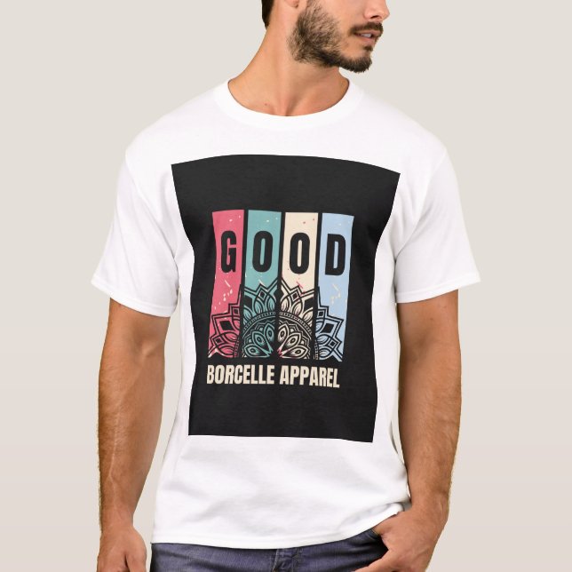 Camiseta básica de uso masculino (Frente)