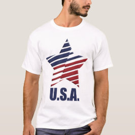 Camiseta básica de uso masculino