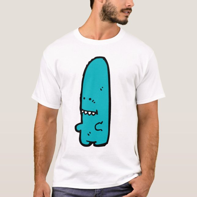 Camiseta básica de uso masculino (Frente)