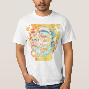 Camiseta básica de uso masculino