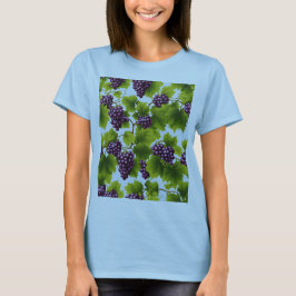 Camiseta básica de Uvas Roxas