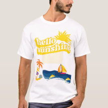 Camiseta básica de verão masculino
