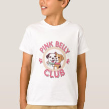 Camiseta Básica do Clube Duo Crianças Rosa