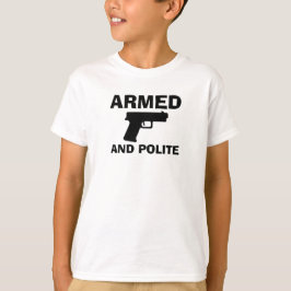 Camiseta Básica do Rapaz ARMADO e POLITA