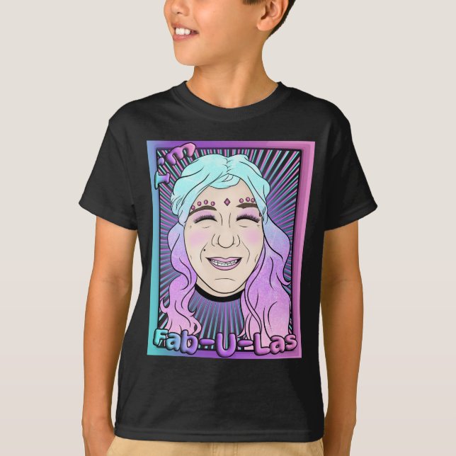 Camiseta Básica do Zer0 Fab-U-Las Kids (Frente)