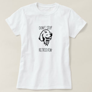 Camiseta Básica Engraçada de Golden Retriever