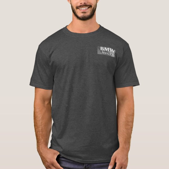 Camiseta Básica Escura com design bmw m3 (Frente)