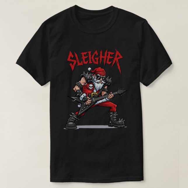 Camiseta Básica Escura de Natal (Frente do Design)