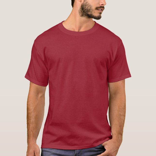 Camiseta Básica Escura Marrom > Masculina (Frente)