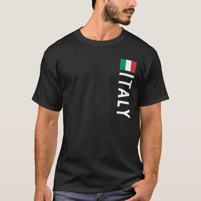 Camiseta básica escura masculina (Frente)
