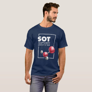 Camiseta básica escura masculina - Reunião anual 2