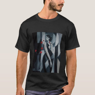 Camiseta Básica Escura Mulher Art Déco Pulso Silen