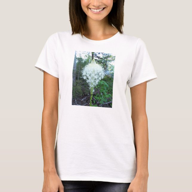 Camiseta básica feminina Beargrass GNP (Frente)