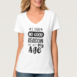 Camiseta Básica Feminina com Decote em V