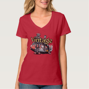 Camiseta Básica Feminina com Decote em V