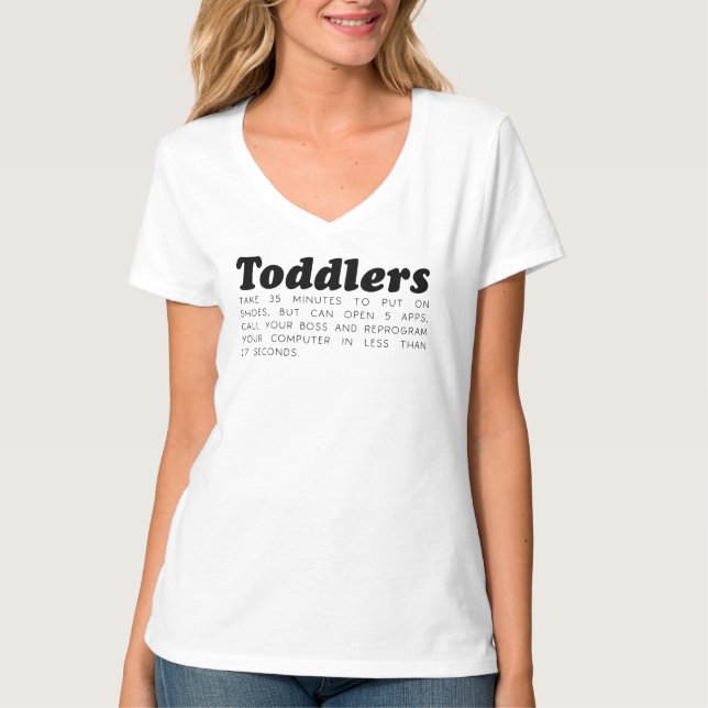 Camiseta Básica Feminina com Decote em V (Frente)