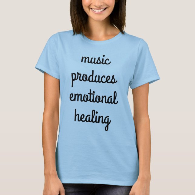 Camiseta Básica Feminina Cura Emocional (Frente)