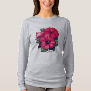 Camiseta Básica Feminina de Manga Longa