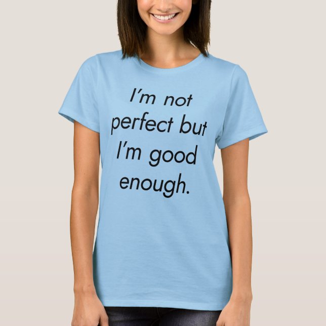 Camiseta Básica Feminina Eu Sou Suficiente (Frente)