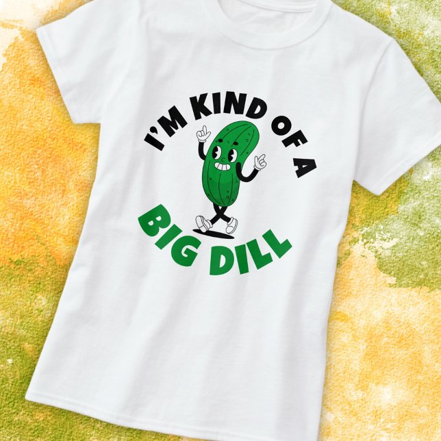 Camiseta Básica Feminina Grande Picles Pun (Criador carregado)