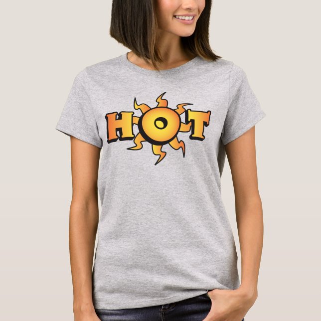 Camiseta Básica Feminina HOT (Frente)