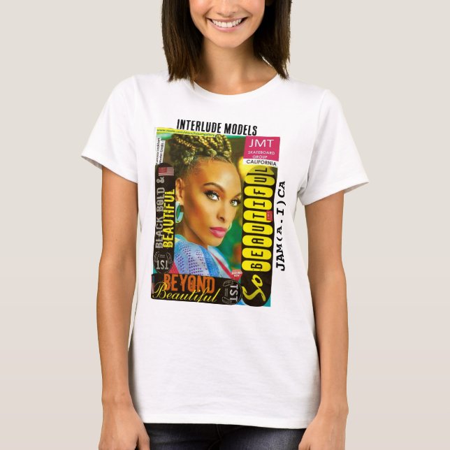 Camiseta Básica Feminina INTERLUDE MODELS (Frente)