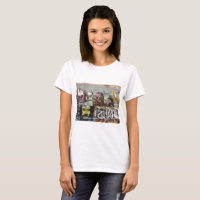 Camiseta básica feminina Mah coza, Graffiti, Espan