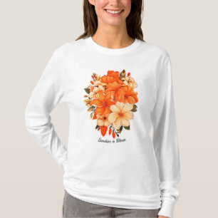 Camiseta Básica Feminina Manga Longa