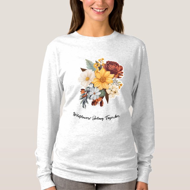 Camiseta Básica Feminina Manga Longa (Frente)